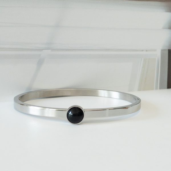 Armband Zilver Zwart | la Beij | unieke & stijlvolle sieraden